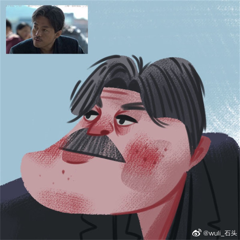 14 张美式风格狂飙人物手绘头像！