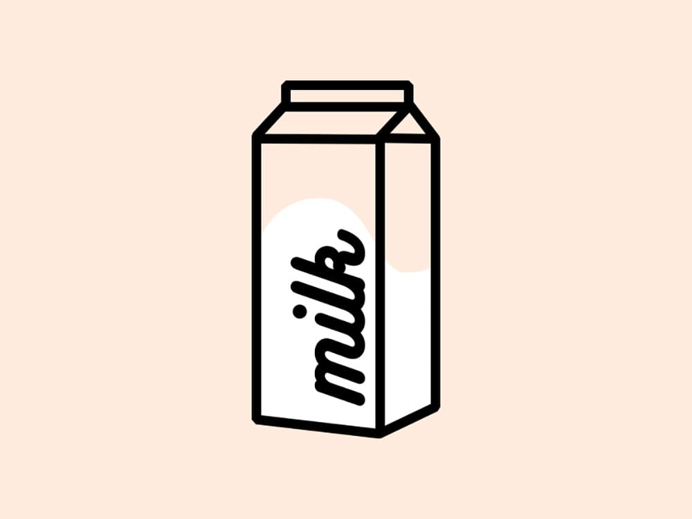 牛奶包装！18款屋顶奶盒元素Logo设计