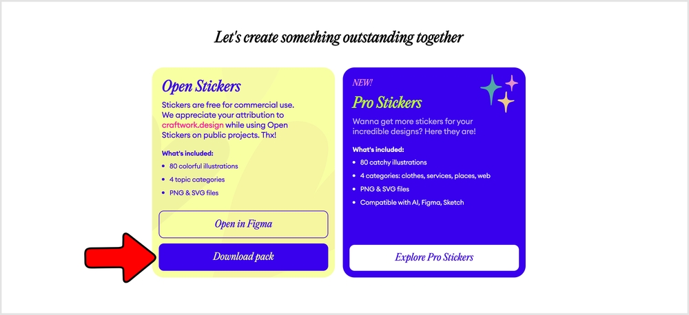 设计神器Open Stickers！免费可商用的卡通可爱贴纸插画素材库