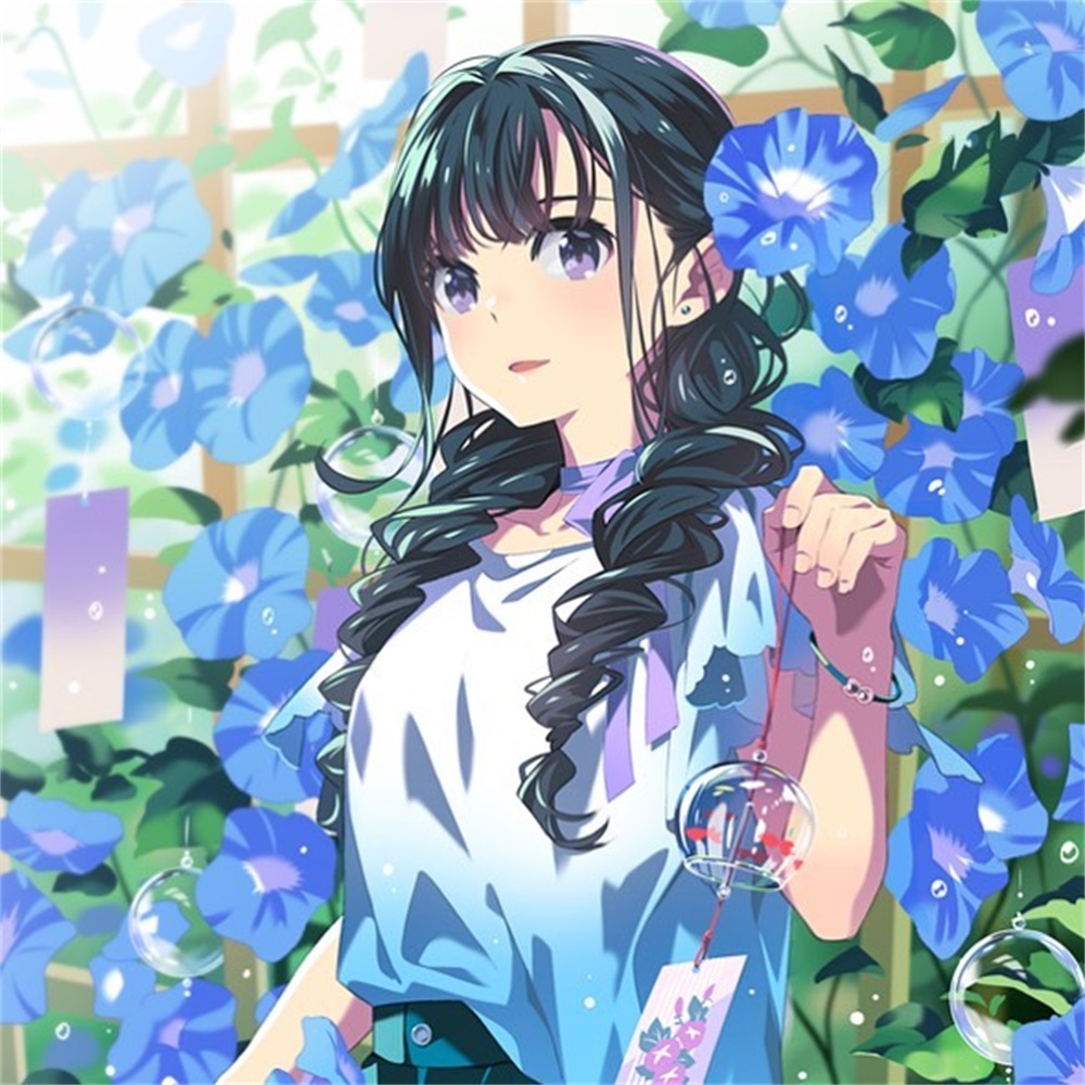 10 款清新风格的少女插画！