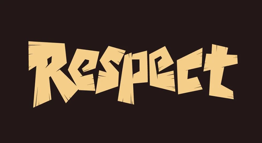 摇滚精神！30款Respect字体设计