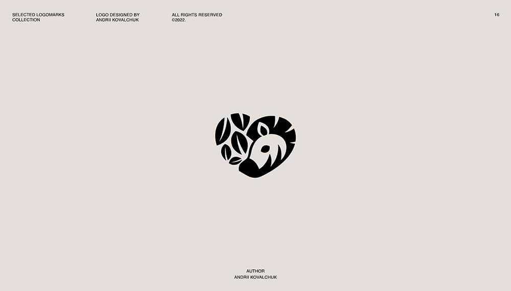 Andrii Kovalchuk作品集第14弹！16款生动卡通动物Logo设计