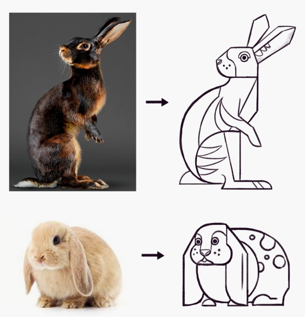 手绘教程！兔年画兔兔，手把手教你搞定扁平风兔子插画