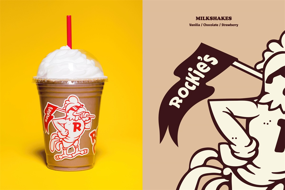 亲近感！Rockie’s Chicken 快餐品牌VI设计