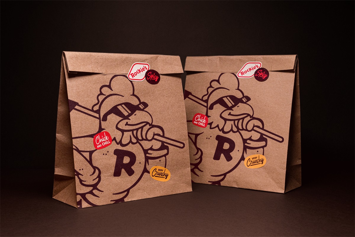 亲近感！Rockie’s Chicken 快餐品牌VI设计