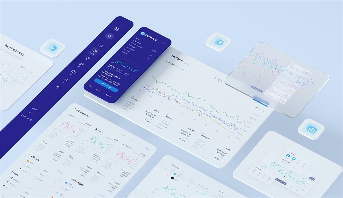 便捷易用！Coinread B端网站设计