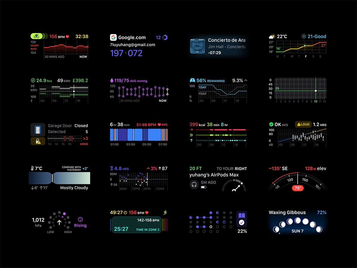现代时尚！12张 Apple Watch UI概念设计