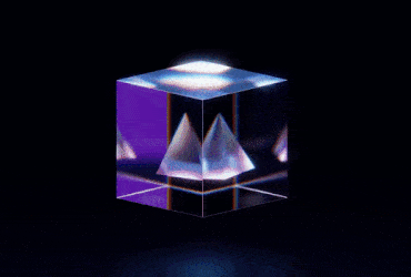 Blender教程！超丝滑玻璃质感几何变形动画来了