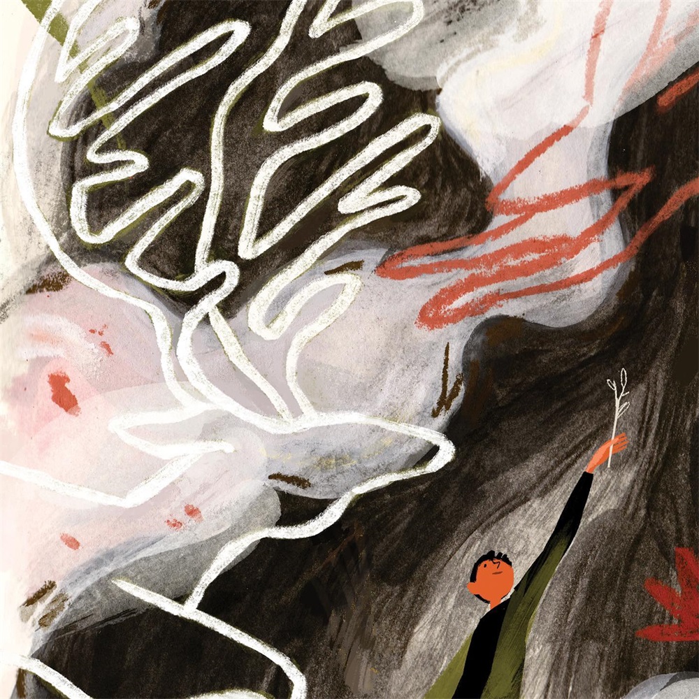 意境独特！13张柔软质感肌理插画作品欣赏