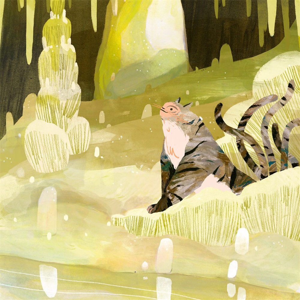 意境独特！13张柔软质感肌理插画作品欣赏
