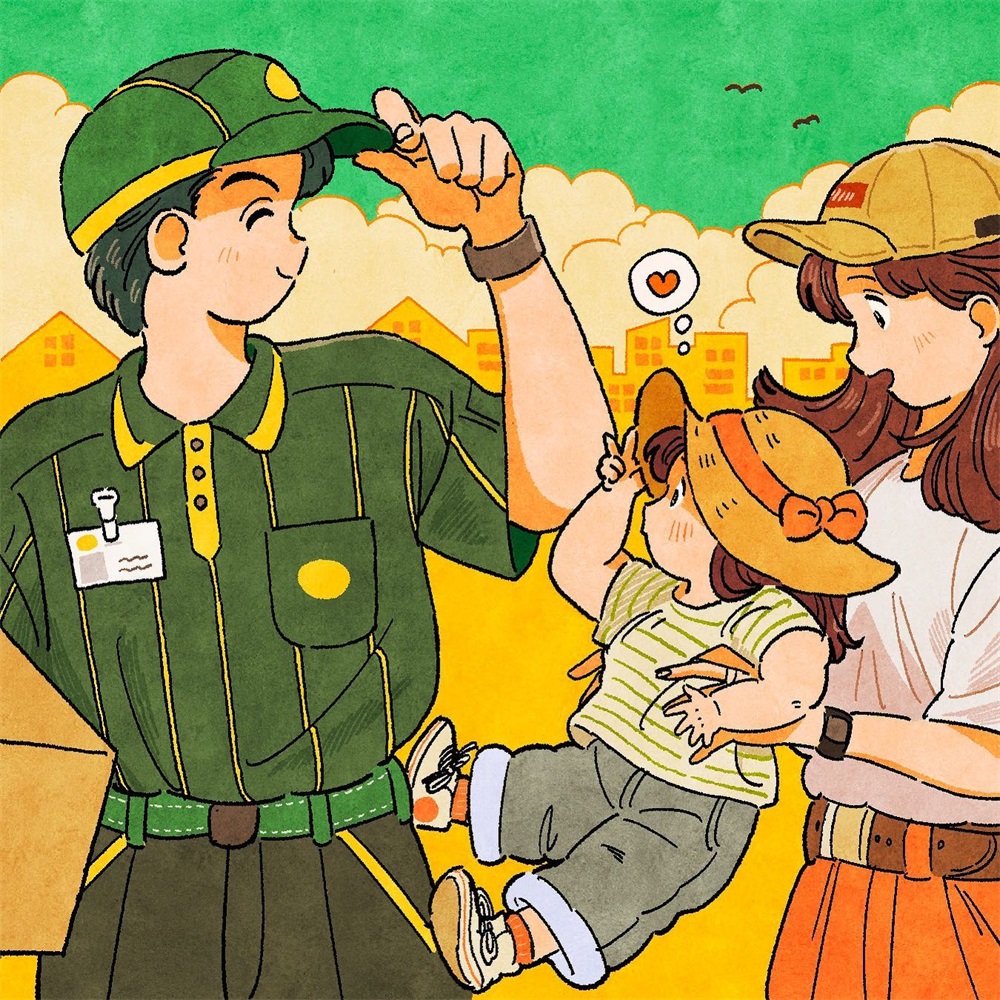 清新自然！12张线条细腻的日式人物插画