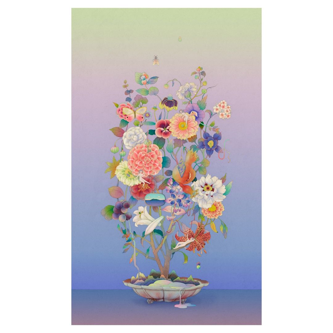 细腻梦幻！11张温暖柔和的动植物插画作品