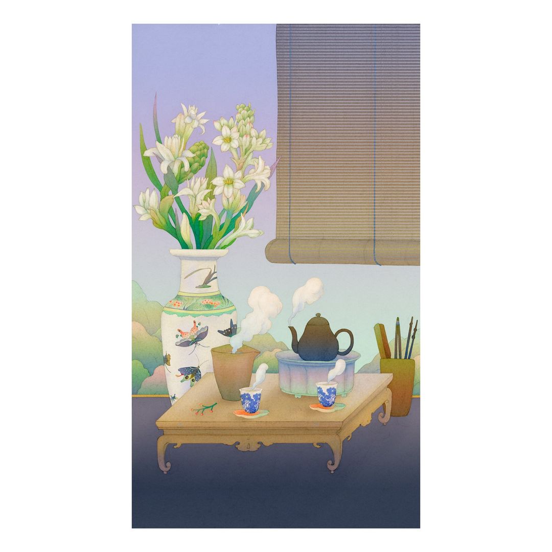 细腻梦幻！11张温暖柔和的动植物插画作品
