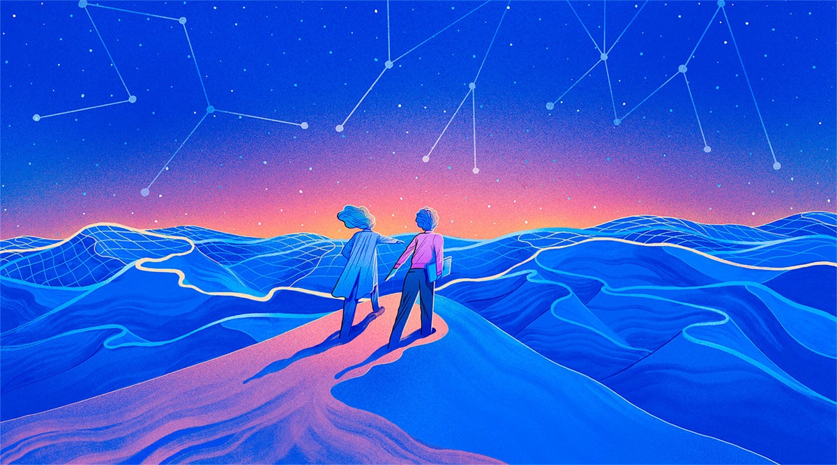 独特配色！14张动感插画作品欣赏