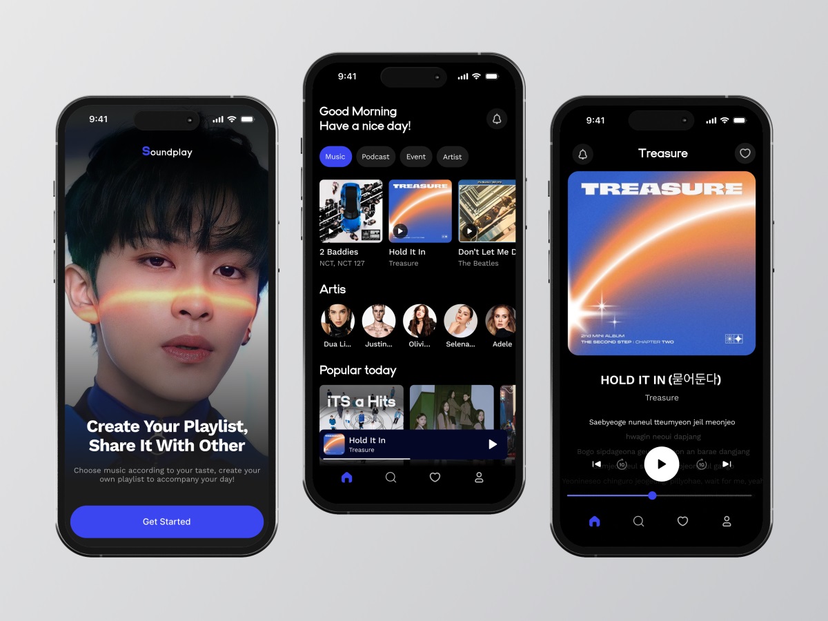 愉悦简洁！12张音乐类APP设计