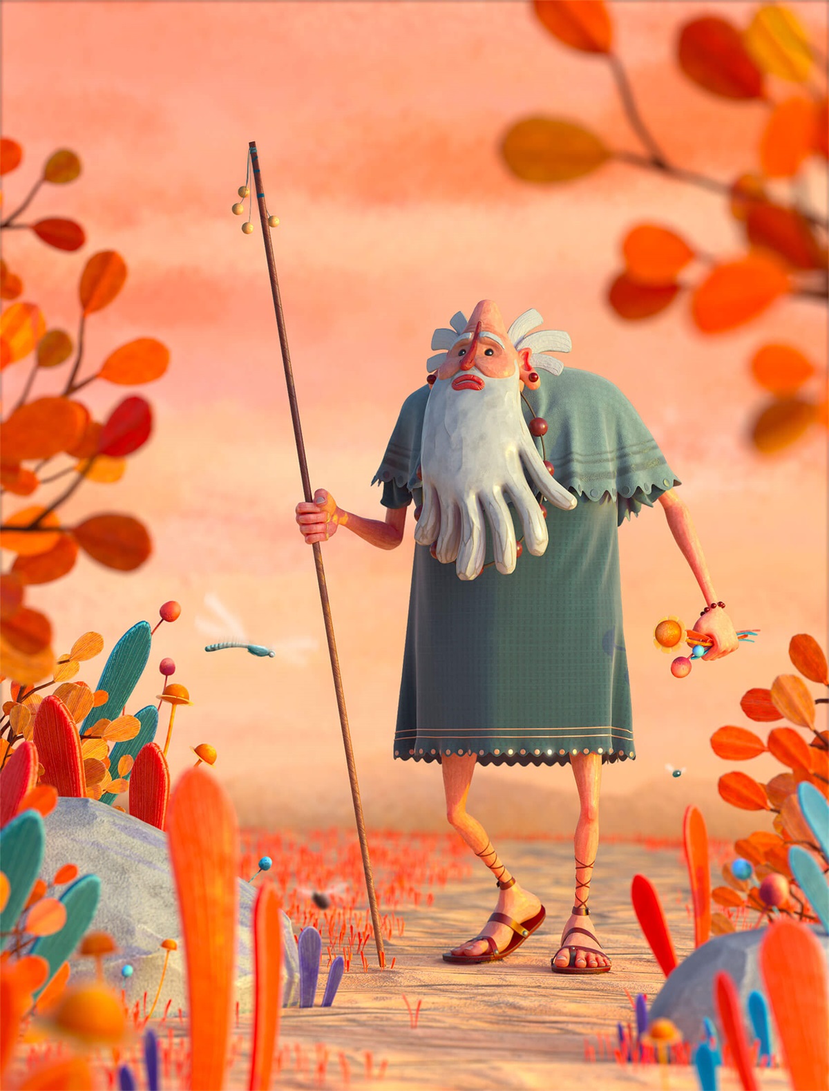 栩栩如生！3D 角色插图作品
