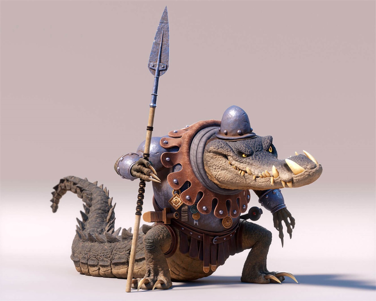 栩栩如生！3D 角色插图作品