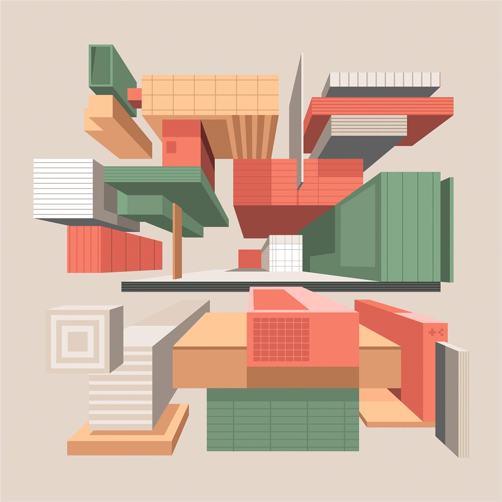 独特视觉！18张建筑立体插画作品