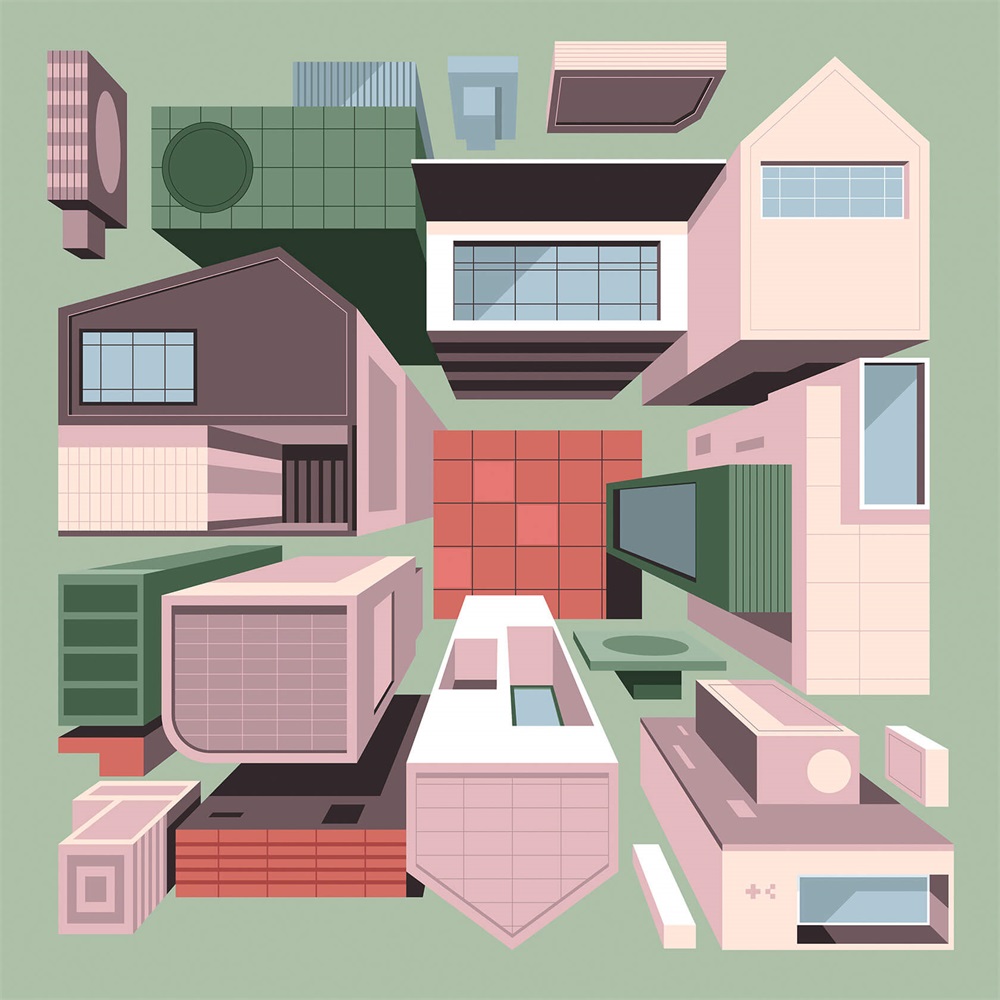 独特视觉！18张建筑立体插画作品