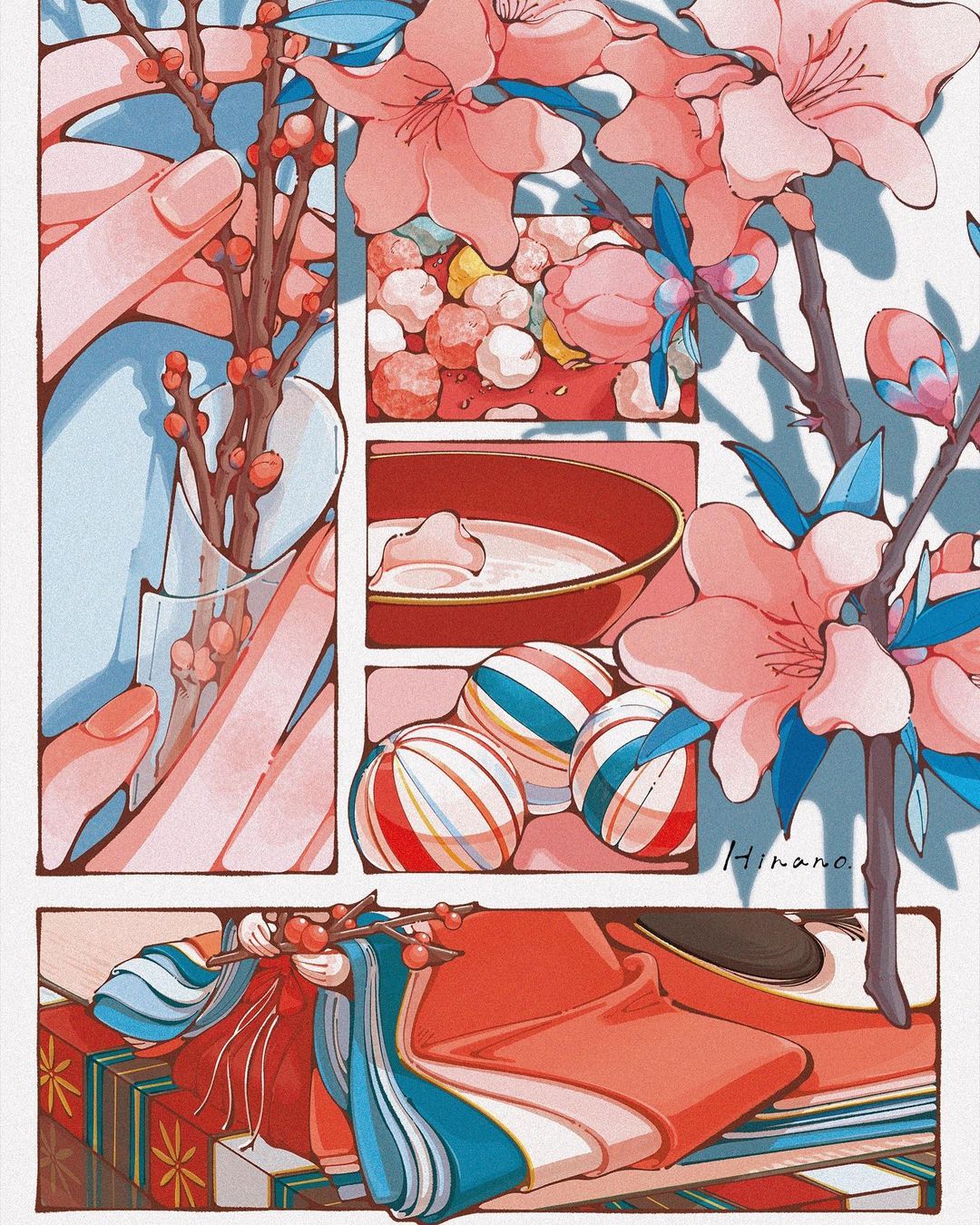 风格细腻！12张复古分镜插画作品