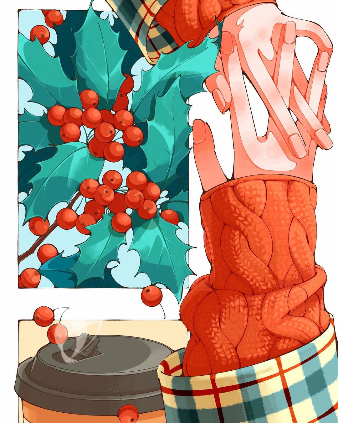 风格细腻！12张复古分镜插画作品
