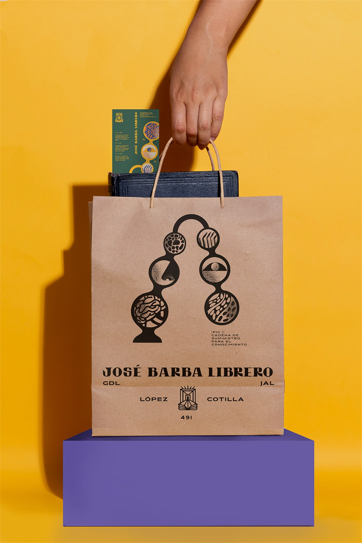 复古梦幻！书店品牌VI设计