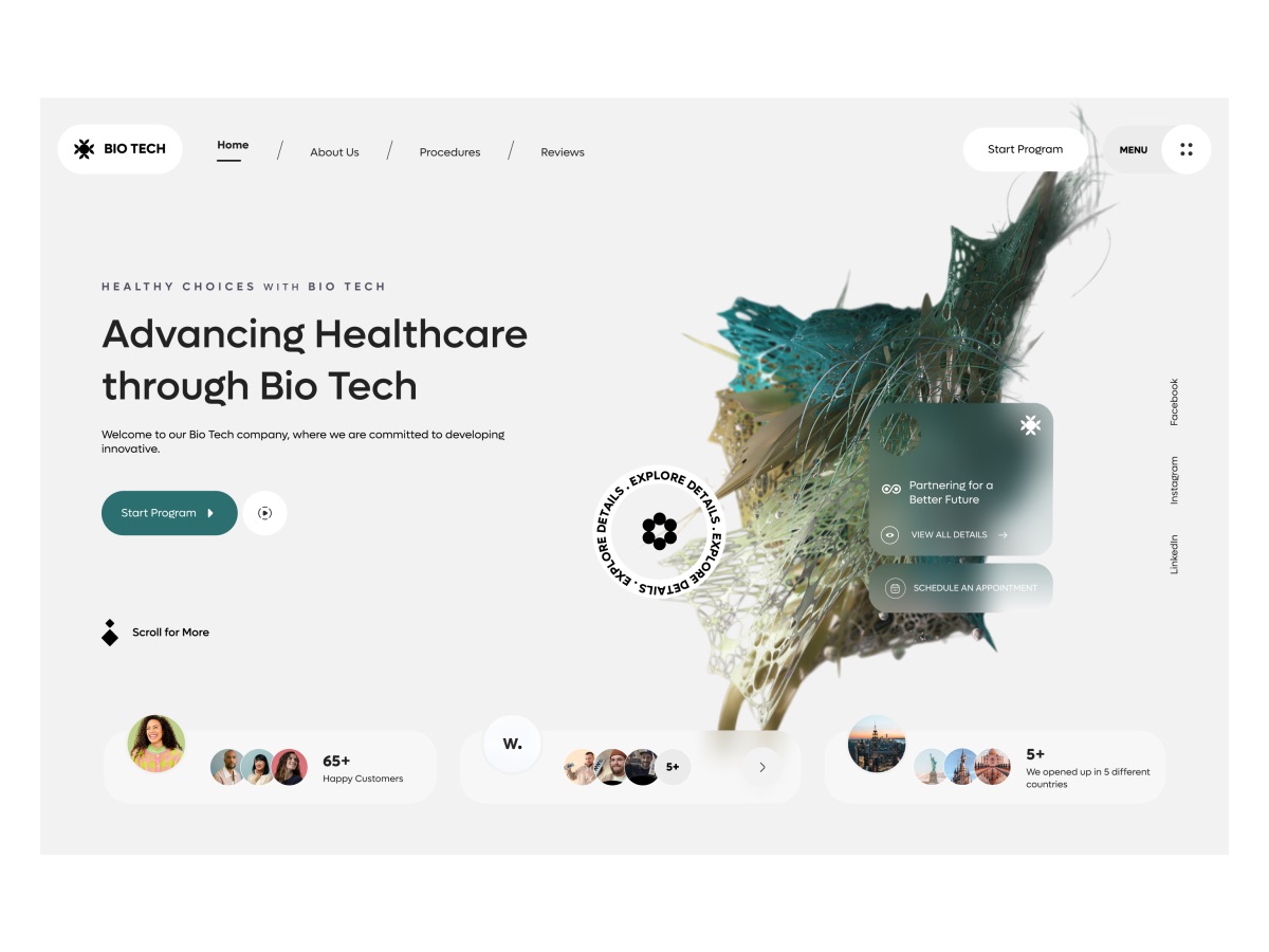 专业性！12张医疗健康网站WEB设计