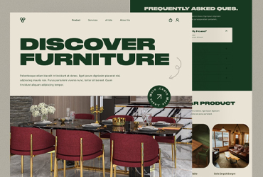 简约现代！12张家具网站WEB设计