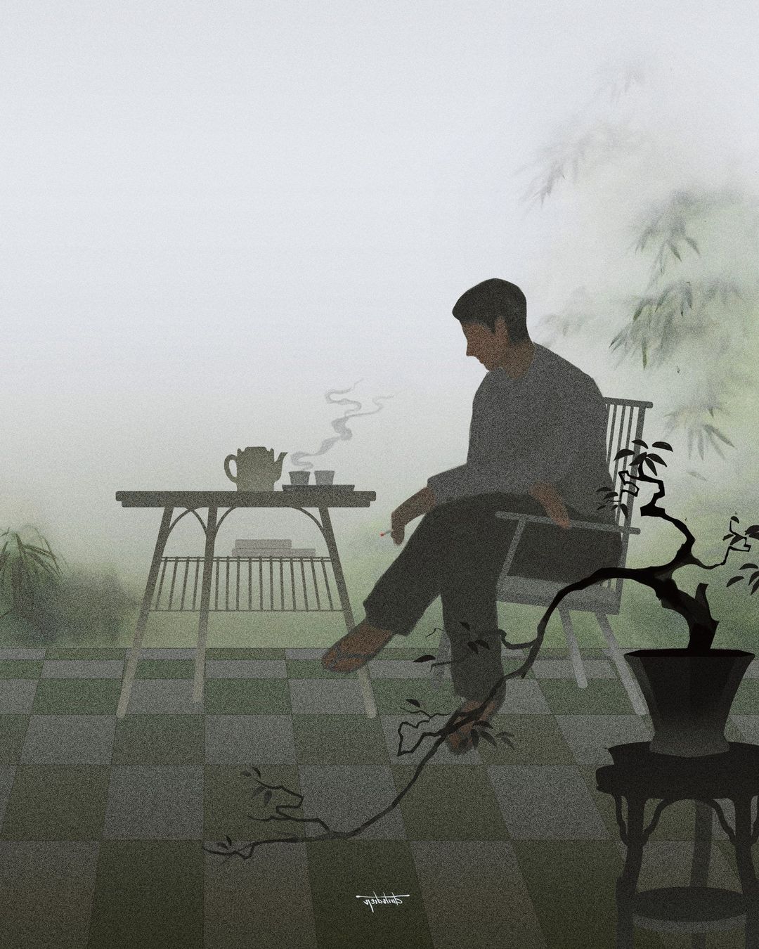 神秘梦幻！14张情绪感插画作品