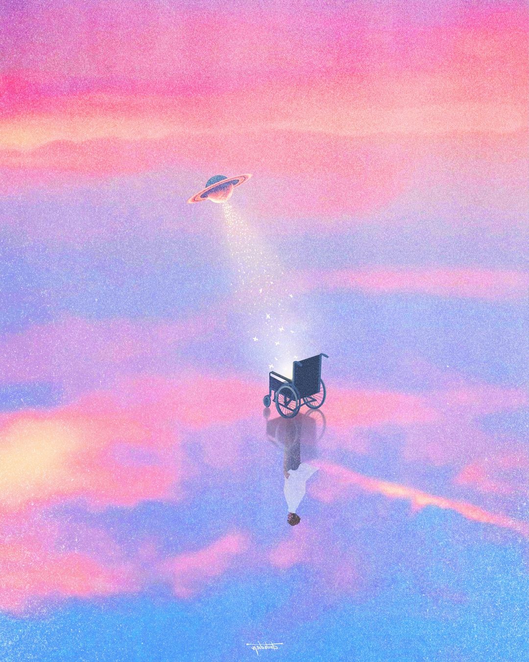 神秘梦幻！14张情绪感插画作品