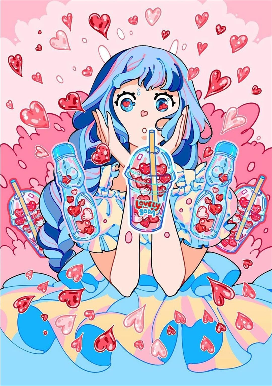 优雅专注！12张梦幻唯美人物插画作品