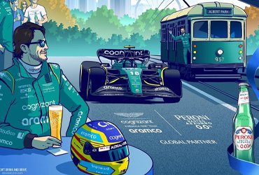 明亮活力！20张F1赛事插图海报设计