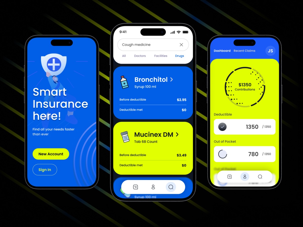 数据可视化！Oscar Health 健康保险系统 UI 设计