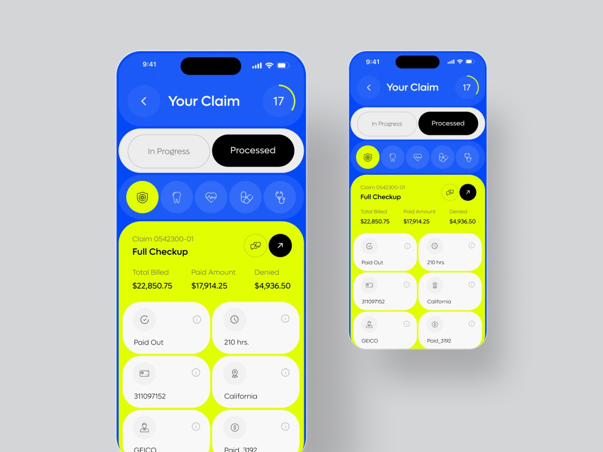 数据可视化！Oscar Health 健康保险系统 UI 设计