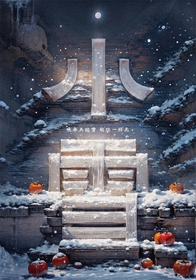 小雪！20张中文字体设计
